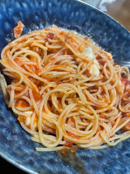 【旨味の塊】パルミジャーノのトマトソースパスタ