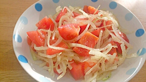 あっさり！トマトと玉ねぎのマリネ☆