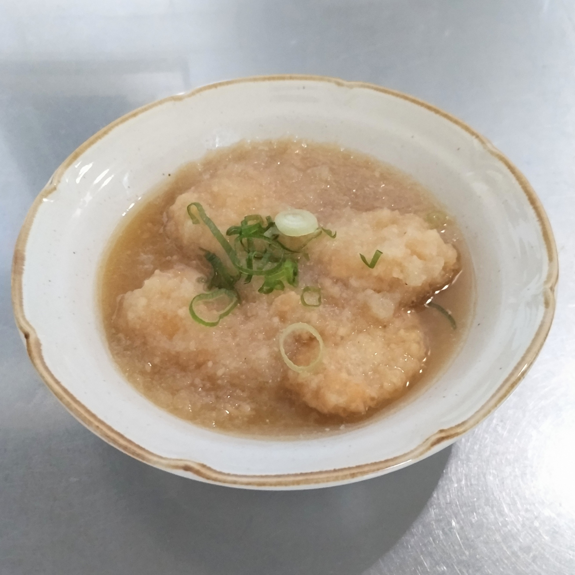 鶏の唐揚げのみぞれ煮