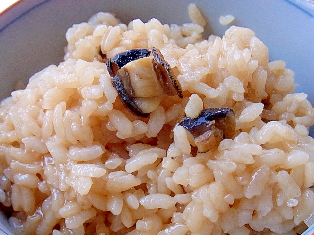 ＴＯＫＩＯも食べていた♪　マツバガイの炊き込みご飯