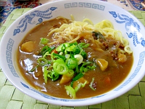 変身！残ったカレーで和風カレーラーメン