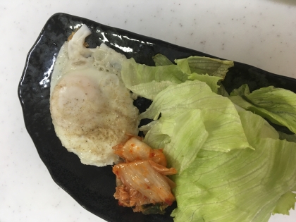 黒コショウの目玉焼き