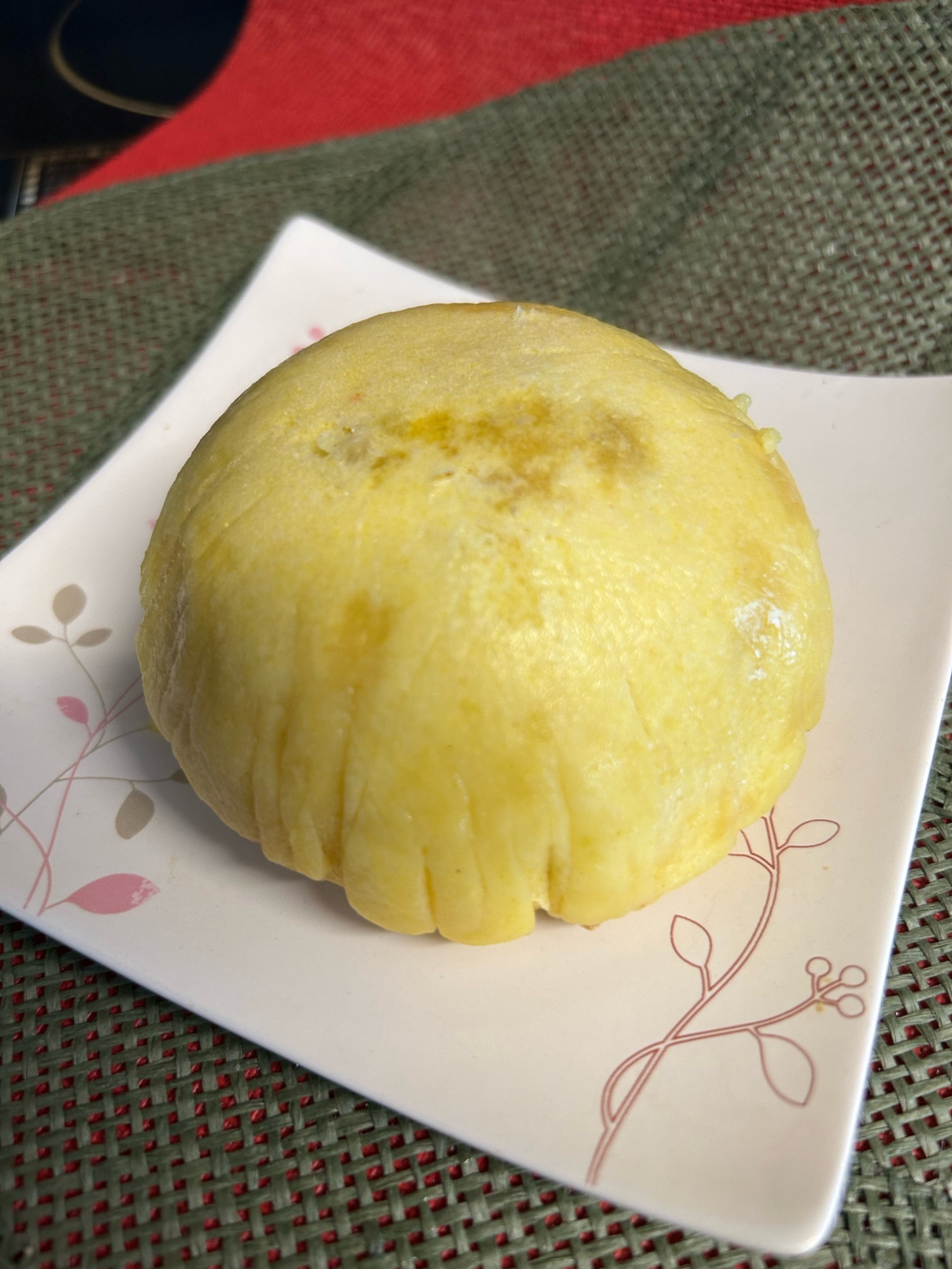 レンジで❣️米粉のカレー肉まん