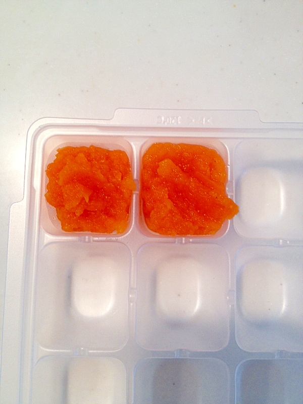 離乳食初期 人参のペースト レシピ 作り方 By みゅうしろ 楽天レシピ