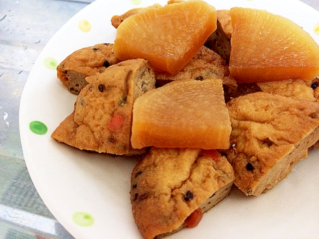 安くて簡単 しっかり味付け がんもと大根の含め煮 レシピ 作り方 By 美容料理研究家 あゆ 楽天レシピ