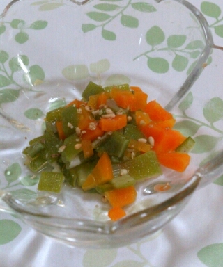 離乳食後期 オクラとニンジンのごま和え レシピ 作り方 By はな94 楽天レシピ 離乳食後期 オクラとニンジンのごま和え レシピ 作り方 By はな94 楽天レシピ