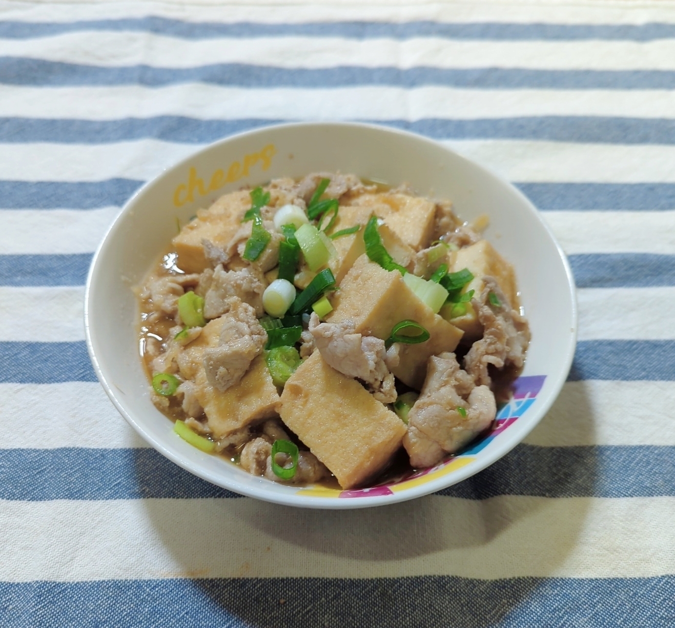 厚揚げと豚肉のおろし煮