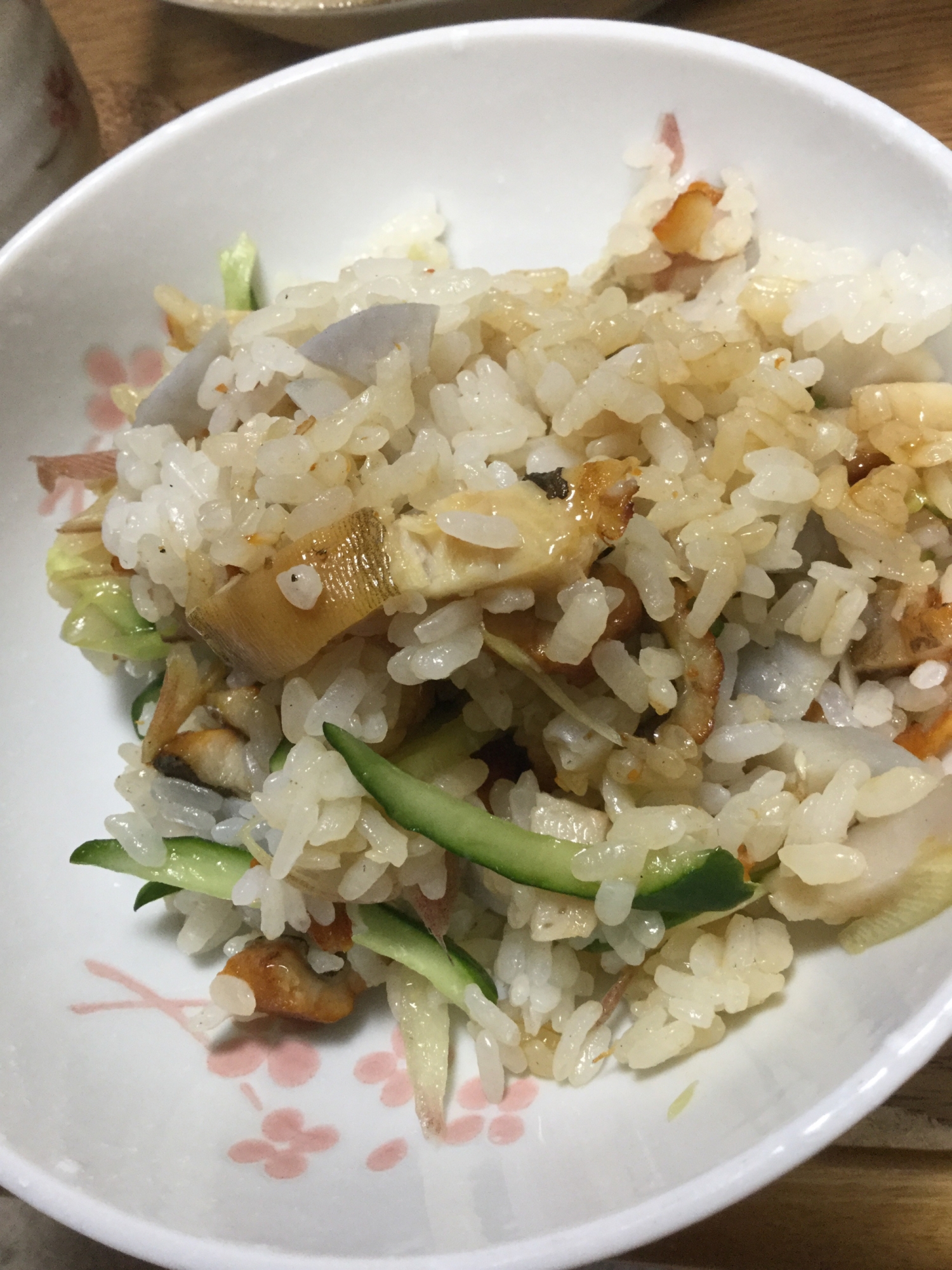 ミツカン簡単酢で⭐️穴子とミョウガと蓮根のお寿司