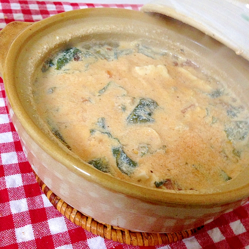 海藻サラダのトマト豆乳スープ♡