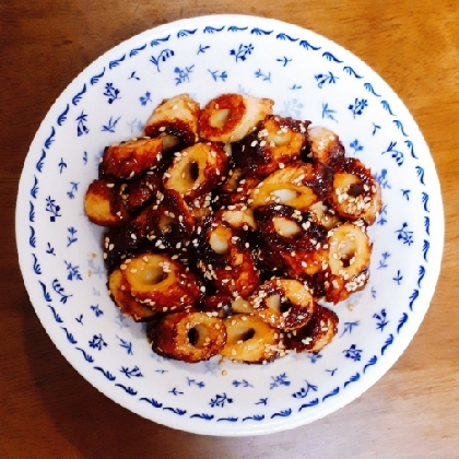 冷めても美味しいちくわのすき焼きタレ炒め☆