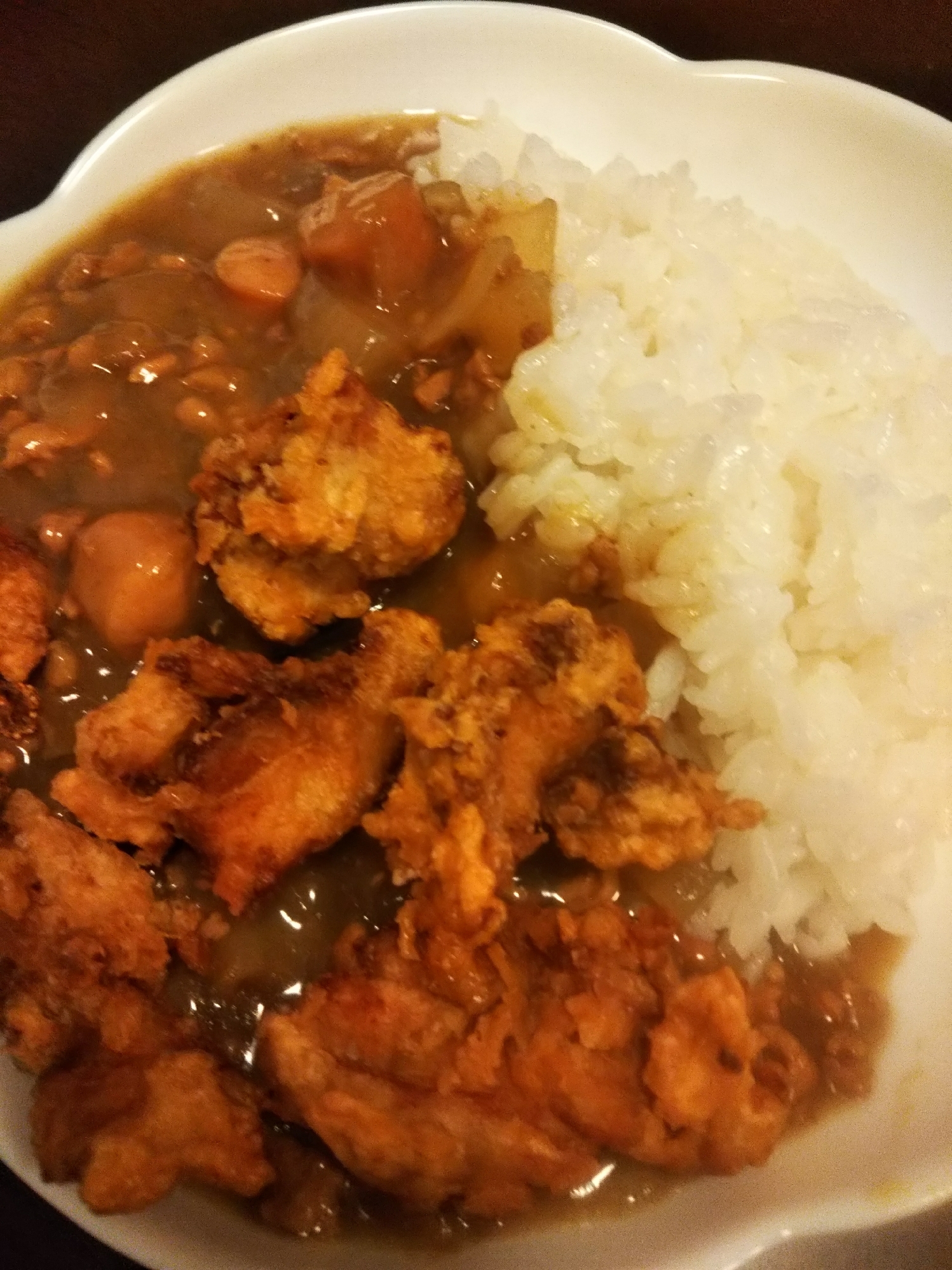 唐揚げカレー