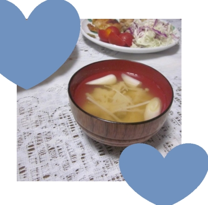 大根とネギのお味噌汁