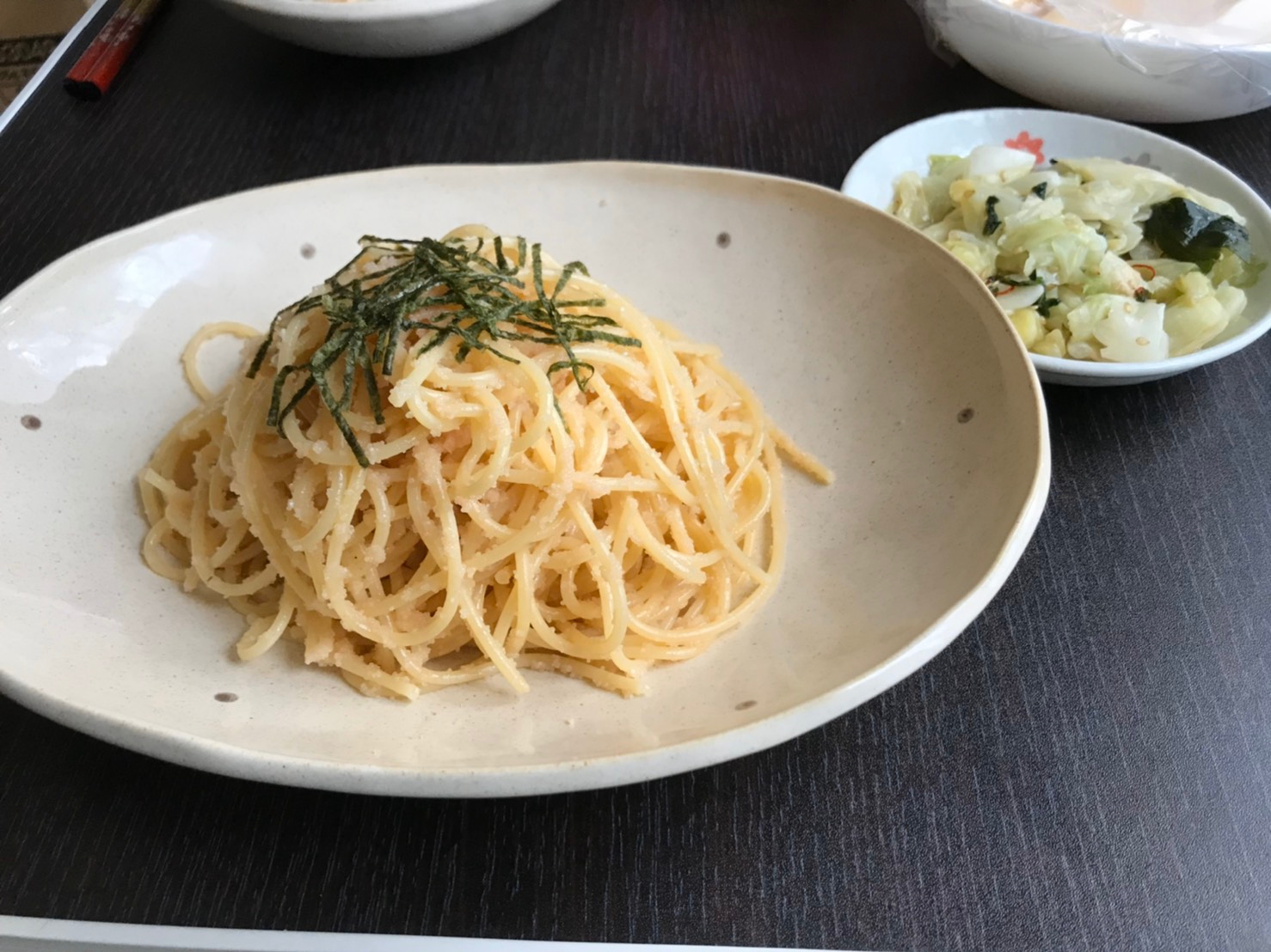 簡単たらこパスタ