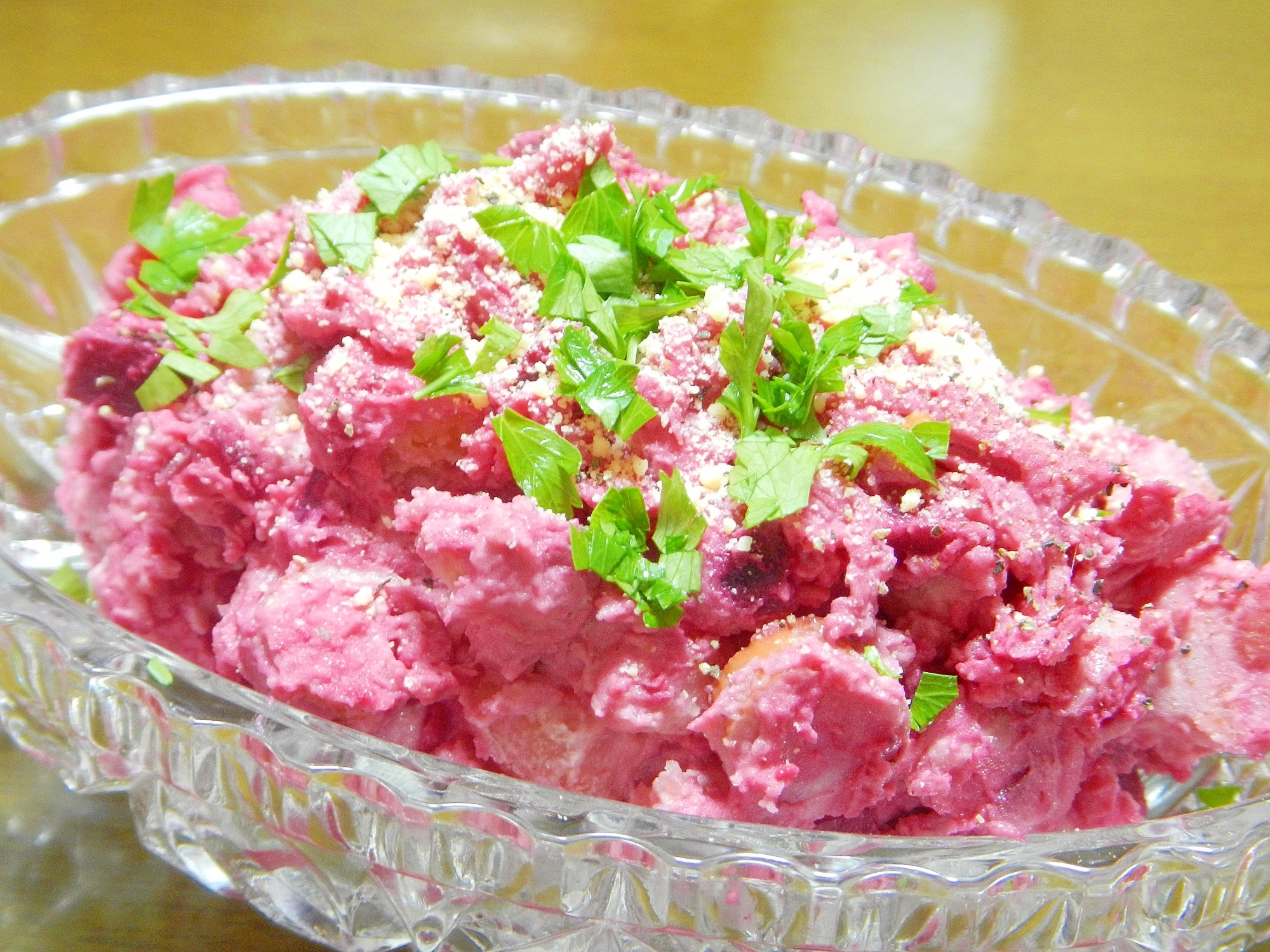 ビーツとポテトのゴロゴロサラダ