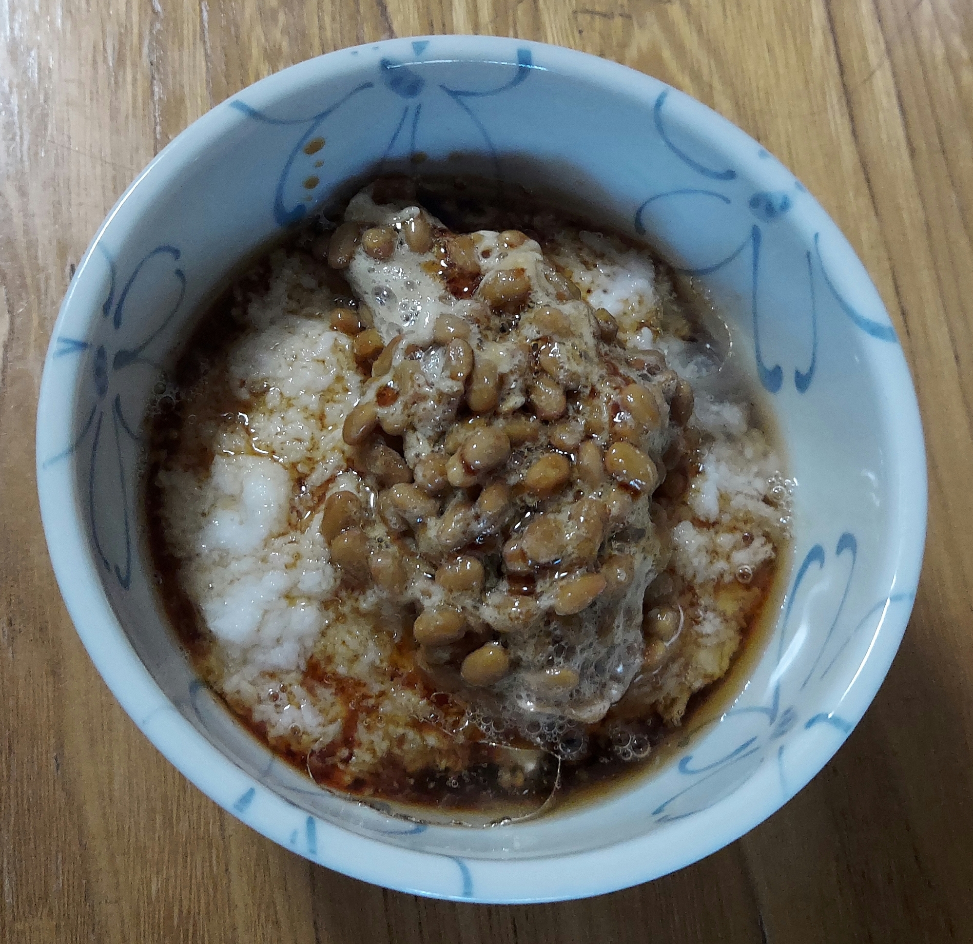 とろろ納豆なめ茸そうめん