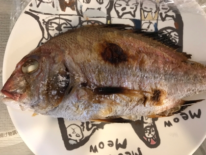 鯛の塩焼き