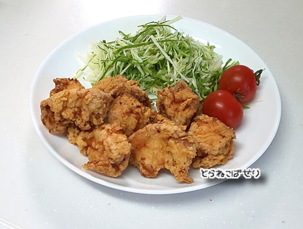 大根おろしでやわらか✨鶏むね肉の唐揚げ