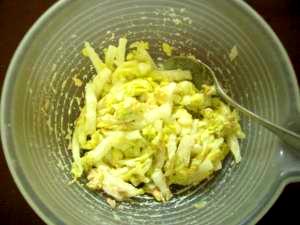 白菜とシーチキンの簡単サラダ