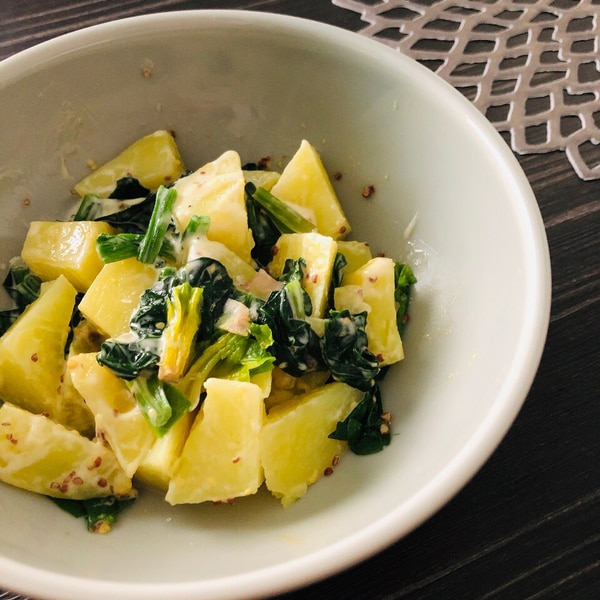 レンジで じゃがいもとほうれん草のホットサラダ レシピ 作り方 By おうち料理愛好家mamayumi 楽天レシピ レンジで じゃがいもとほうれん草のホットサラダ レシピ 作り方 By おうち料理愛好家mamayumi 楽天レシピ