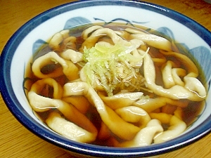 美味しい　かけうどん
