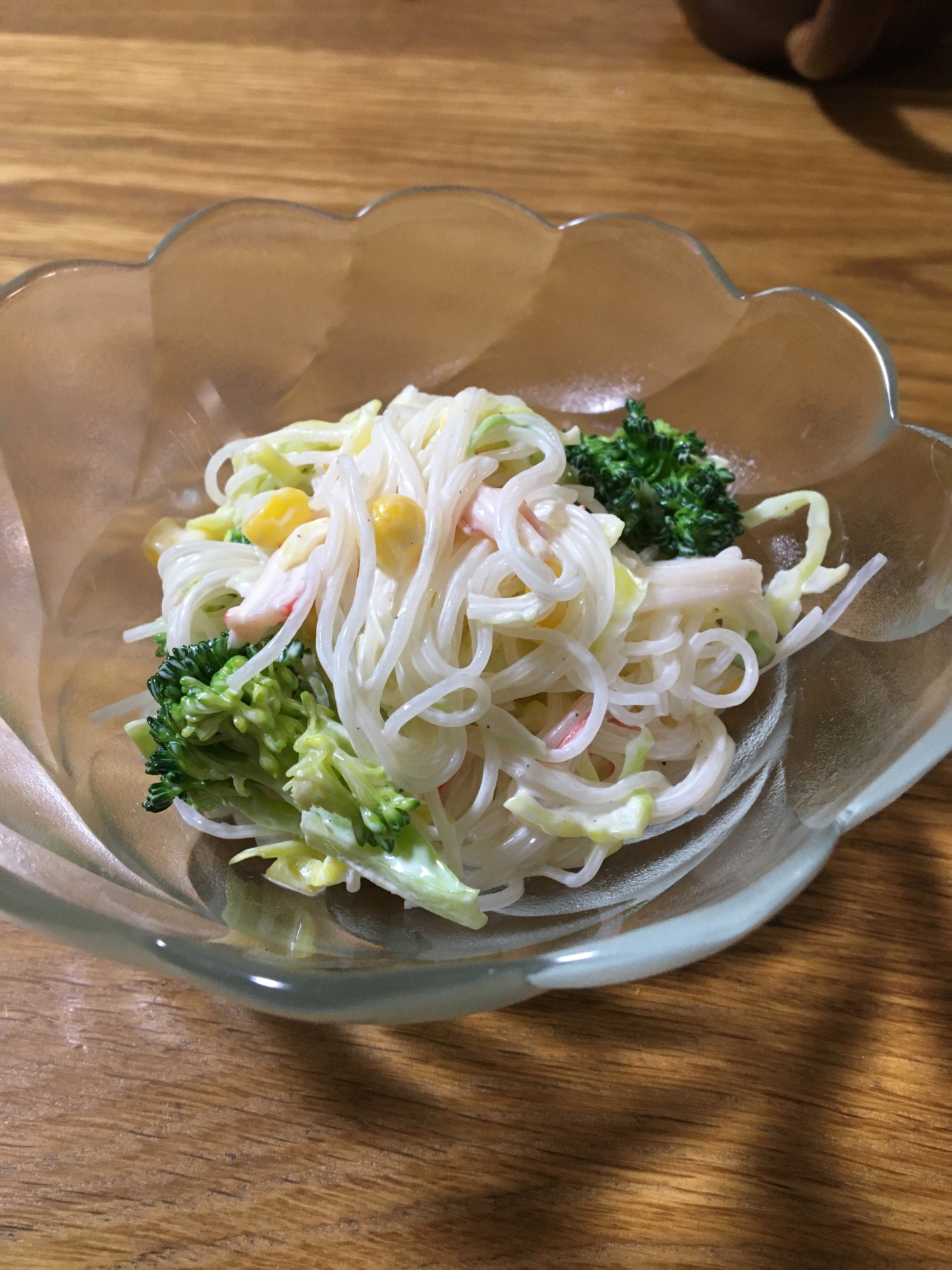 １つの鍋で♪ 我が家の簡単春雨サラダ