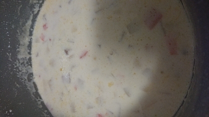 さつまいもと玉ねぎのミルクスープ