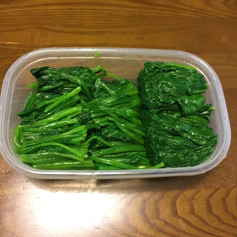 ほうれん草の保存