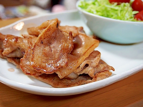 豚肉のスタミナ生姜焼き