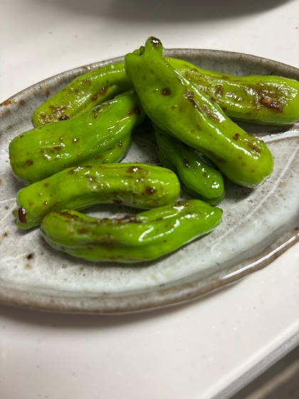 シンプルが1番！ししとう焼き♪