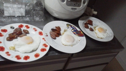 朝食時に作りました。