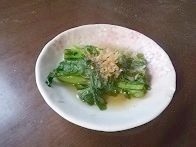 レンジで簡単☆小松菜のおひたし
