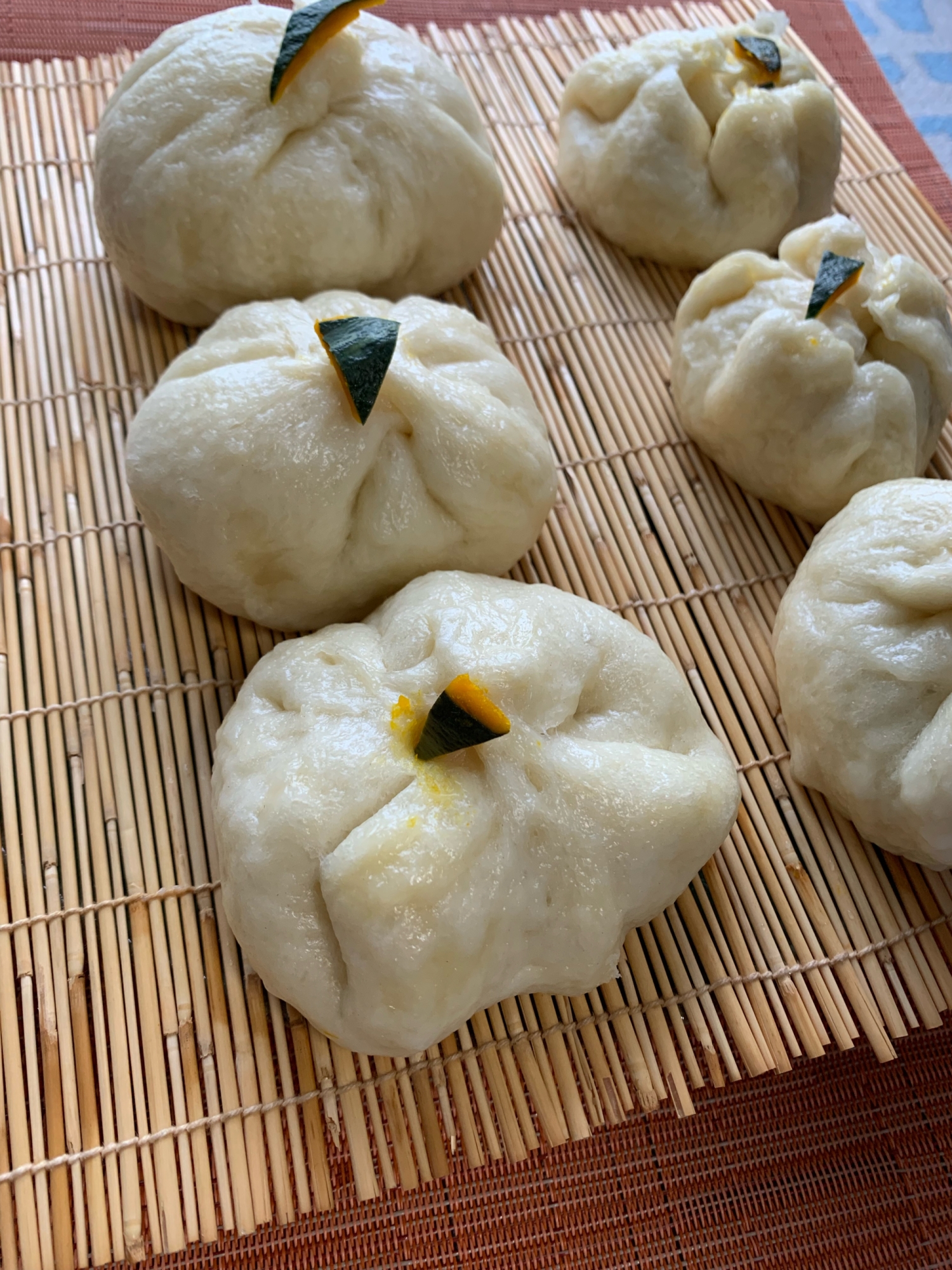 かぼちゃカスタードクリーム饅頭