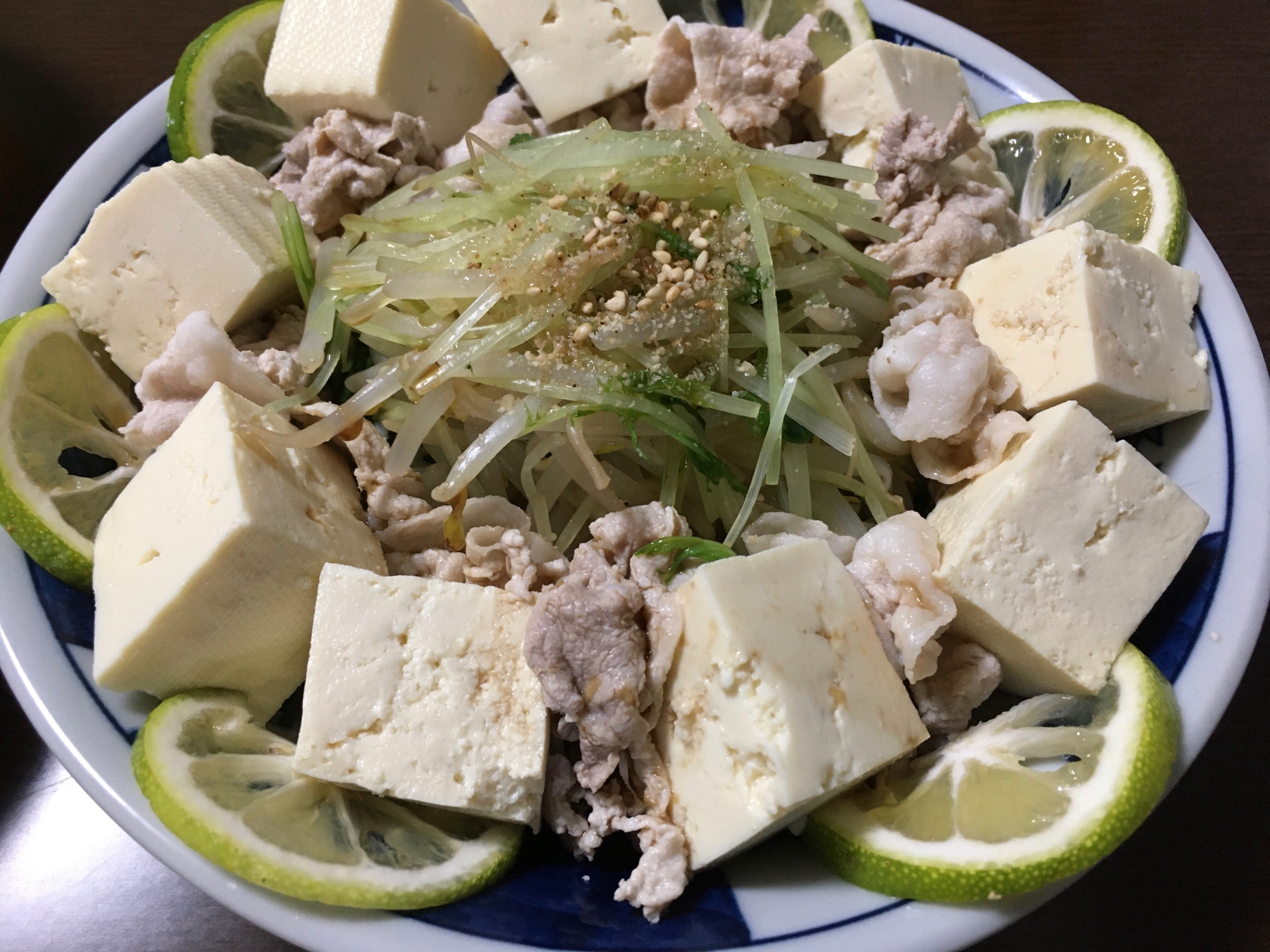 カボスポン酢で頂く冷しゃぶ