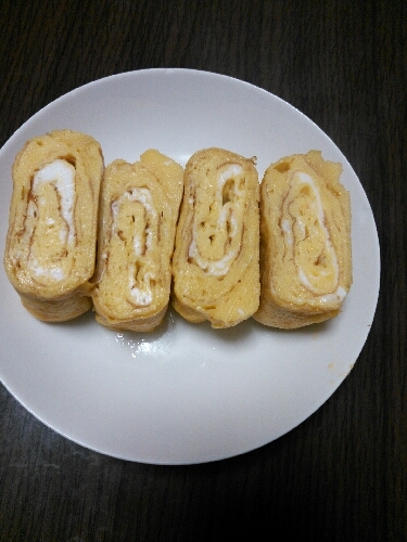 美味しい玉子焼きが出来ました(^O^)
ごちそうさまでした。