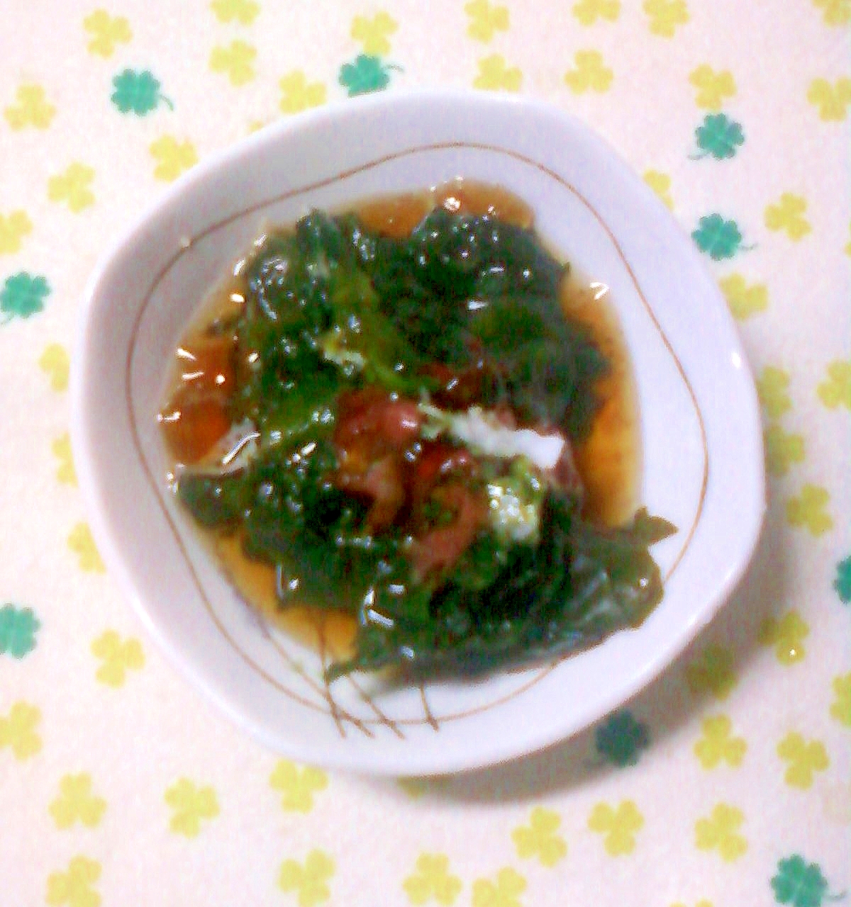 ☆・ポンジュレ醤油タレの海草サラダの和え物☆*:・