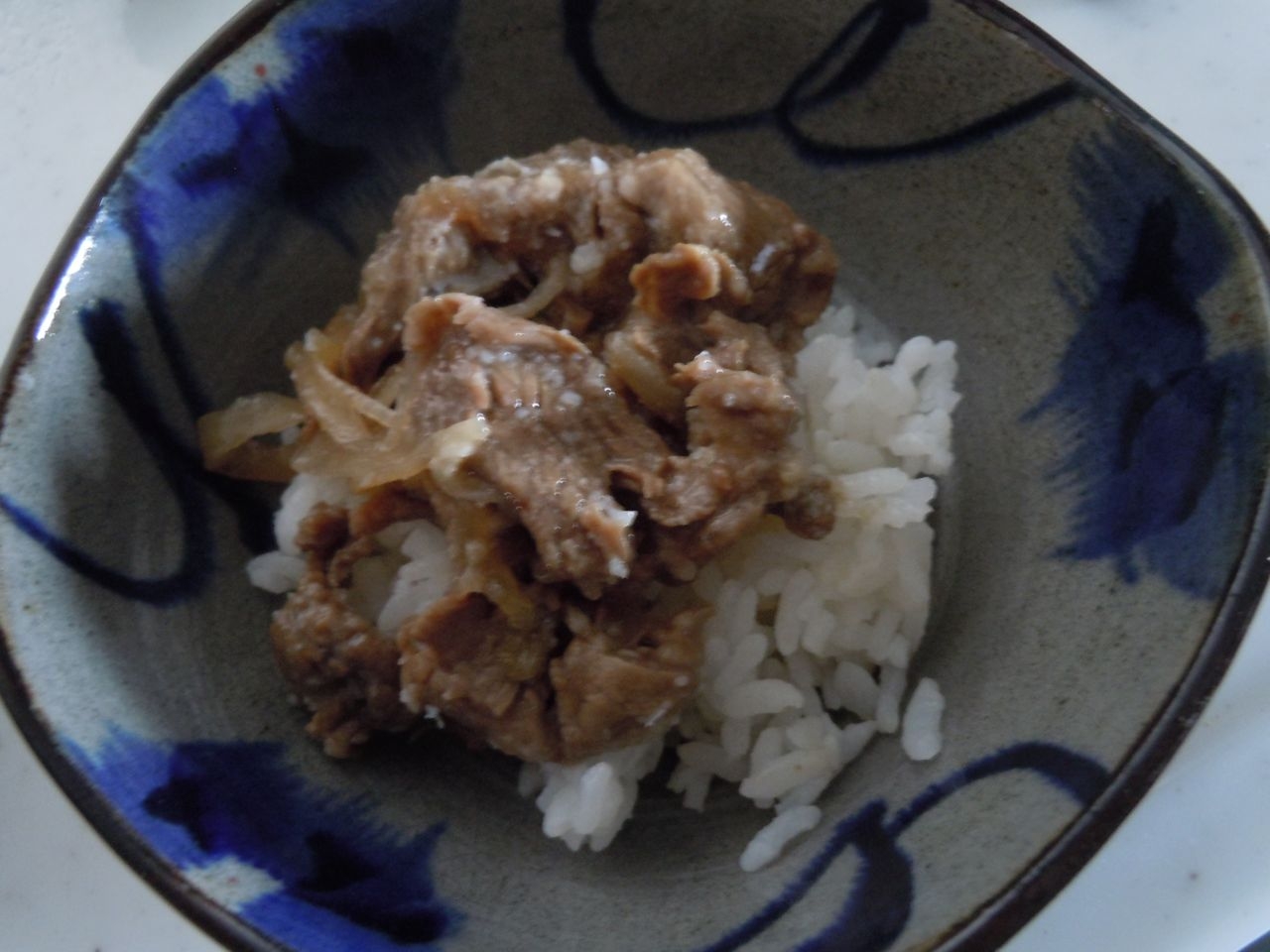 簡単☆マヨで牛丼