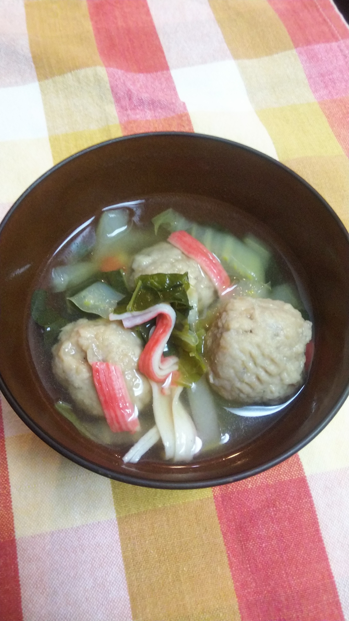 食べるスープ☆白菜と肉団子のスープ