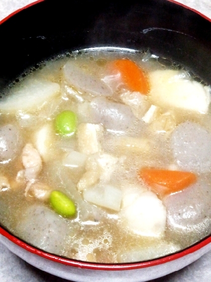 胡椒と酢を隠し味に入れました。最高に美味しい一年の幕開けです。ありがとうございました。