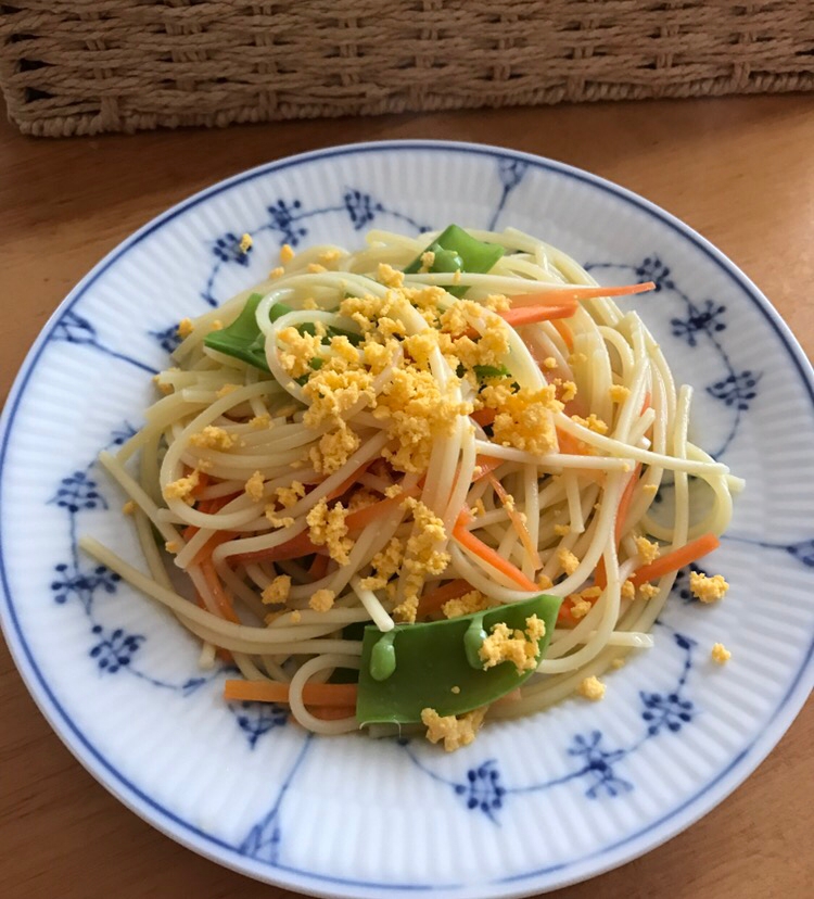 ミモザ風パスタ