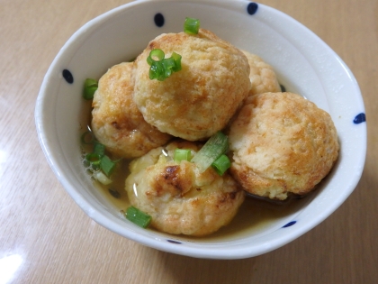 大根がなかったのですが、主人が気に入ってました＾＾
たこ焼きたくさん作って最後のほうあきてくるので（笑）冷凍しといて後日これを作るというお楽しみができました♪