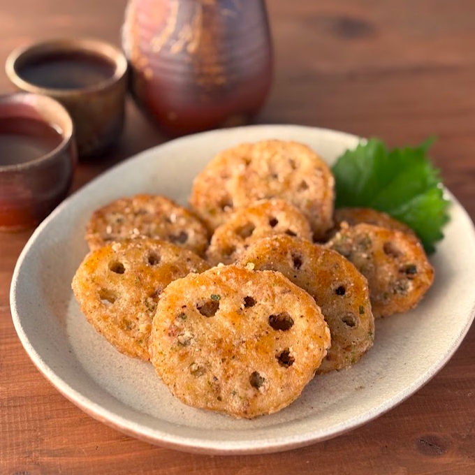 あごだしで!れんこん唐揚げ