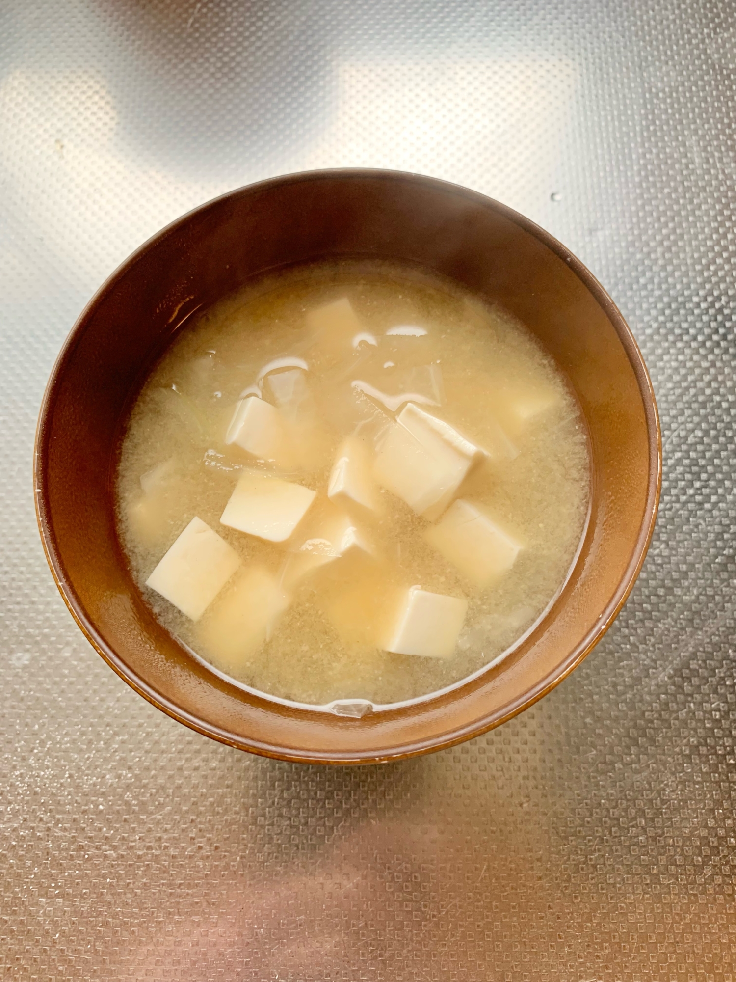 大根と玉ねぎと豆腐のお味噌汁