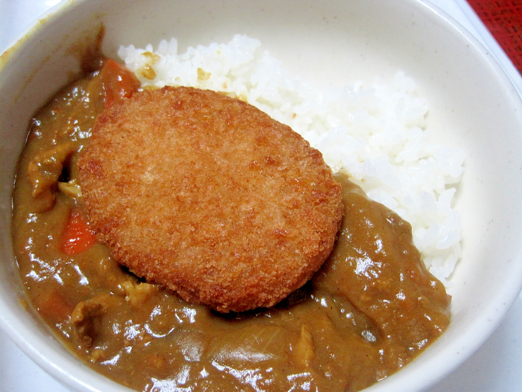 残ったカレーのアレンジコロッケカレー