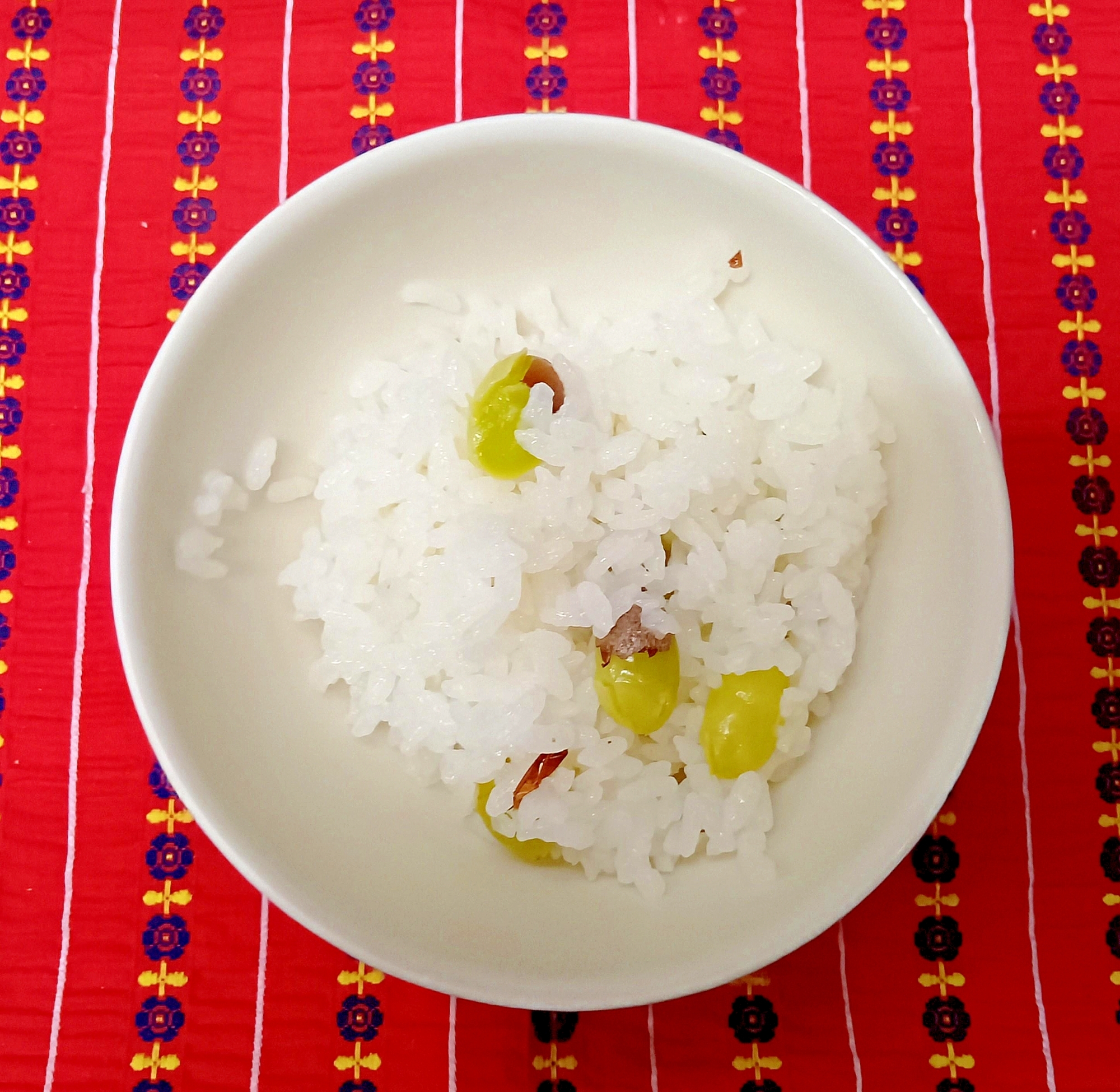 土鍋で銀杏ご飯