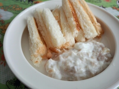 手づかみトーストのバナナヨーグルトディップ 離乳食 レシピ 作り方 By まいを 楽天レシピ 手づかみトーストのバナナヨーグルトディップ 離乳食 レシピ 作り方 By まいを 楽天レシピ