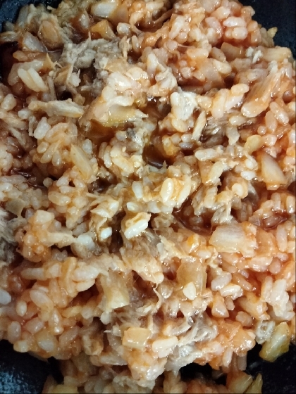 ツナ缶とトマトケチャップで作る☆簡単リゾット