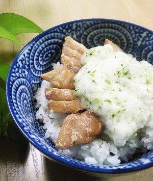 焼いたマグロをやまかけ丼にすると？←美味しい♡