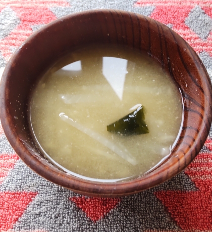 大根・小松菜・豆腐De味噌汁