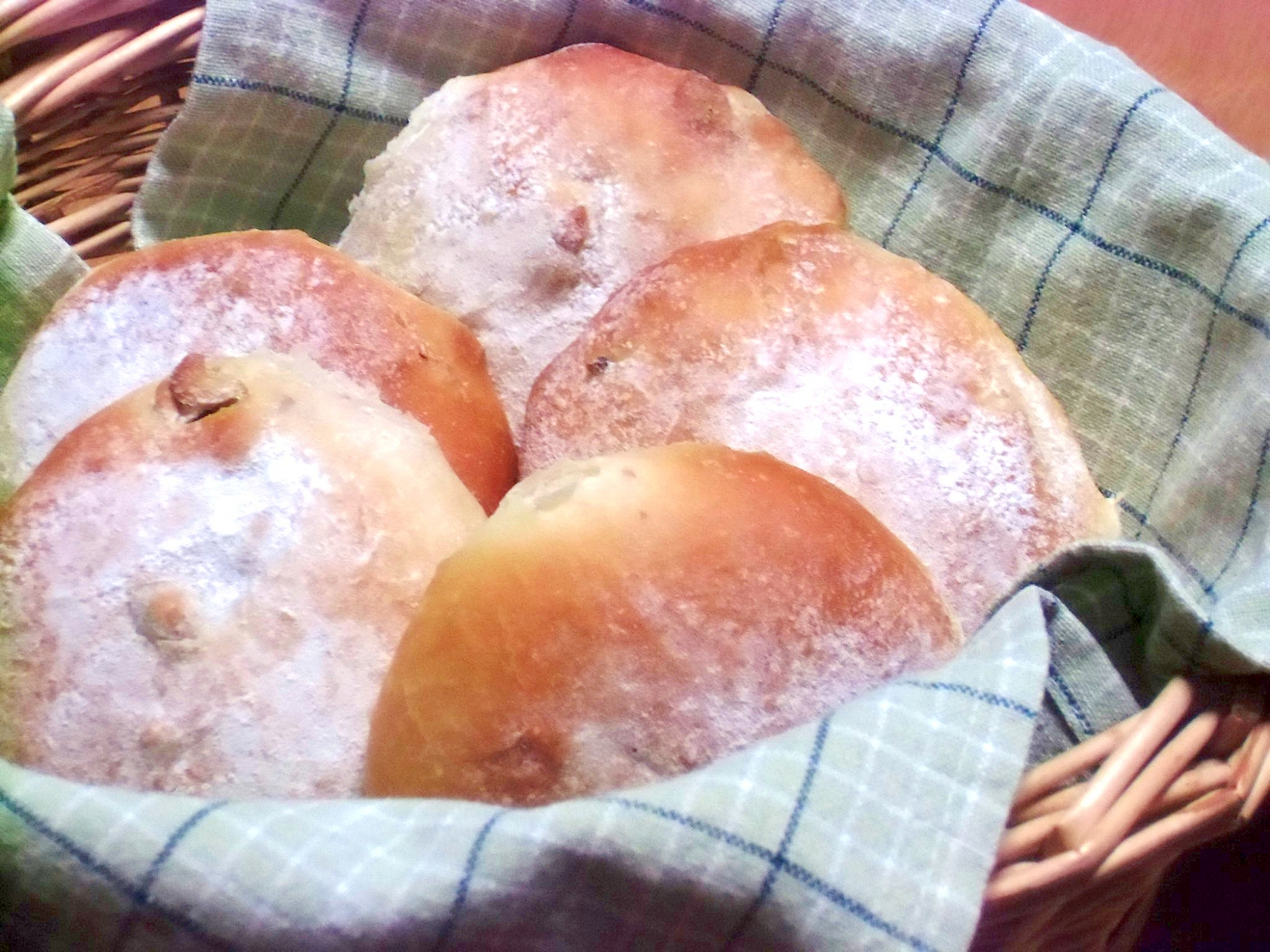 天津甘栗と胡桃のパン