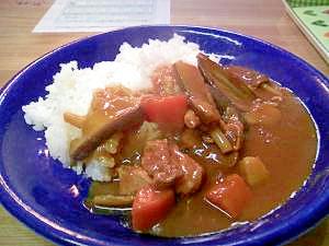 夏を先取り！なすカレー